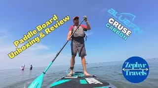 BlueFin Cruse Carbon 10.8 Stand Up Paddle board Unboxing & First Paddle