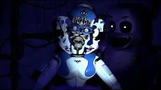 FNAF SISTER LOCATION in REAL TIME PURPLE GUY Attacks BALLORA SFM Animation  (fanmade)