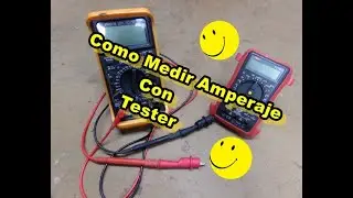 Como Medir Amperaje Con Tester Comun