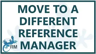 EndNote: How to move references from one reference manager to another