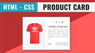 product card design [ HTML | CSS ]