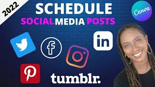Scheduling Social Media Posts With Canva | How to Schedule Pinterest Posts from Canva to Pinterest