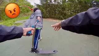 ANGRY SKATER KID STOLE MY SCOOTER!