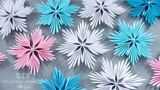 ❄️ СНЕЖИНКА ИЗ БУМАГИ ❄️ 3D PAPER SNOWFLAKE ❄️
