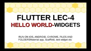 Flutter in hindi lec 4 (FLUTTER MATERIALAPP, SCAFFFOLD BASICS)