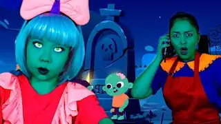 Five Little Zombies Jumping On The Bed🧟 & Zombie Where Are You?  | Kids Funny Songs