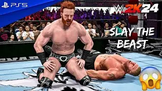 WWE 2K24 - Sheamus vs. Brock Lesnar - Slay The Beast Challenge | PS5™ [4K60]