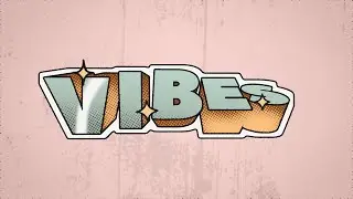 3D Cartoon Text halftone style in After Effects (Loop)
