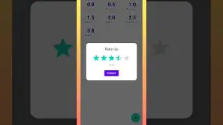 How to Adding Star Rating in Android Studio | AddingStarRating | Android Coding