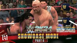 WWE 2K24 Showcase Mode Gameplay Part 8 - Blood From A Stone - Bret Hart vs Stone Cold Steve Austin