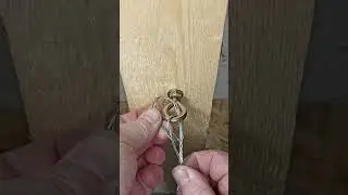 Как надежно соединить трос с кольцом анкера