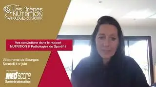 Interview Stéphanie NUCERA Journée Nationale NUTRITION & PATHOLOGIES DES SPORTIFS - 1er JUIN 2024