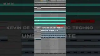 Kevin de Vries Melodic Techno Under 1 Minute!🔥 