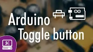 Arduino uno Toggle button with led on and off tutorial