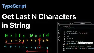 How to get Last N Characters in String in TypeScript - Examples | ProgramGuru.org