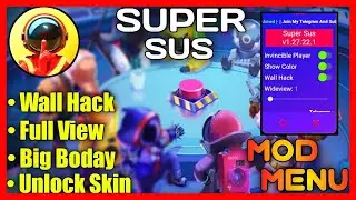 (Актуально) Мод Меню Super Sus | Скачать Читы на Супер Сус | Взлом Всегда предатель Бессмертие
