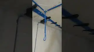 how to secure a cable to the ceiling