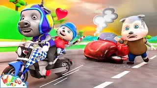Police Dad Vs My Dad - Lonely Daddy Song | Imagine Kids Songs & Nursery Rhymes | Wolfoo Kids Songs