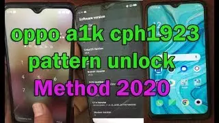 Oppo A1k Cph1923 Reset/Remove Screen Lock/Remove pattern unlock umt (Ultimate Multi Tool - MTK)