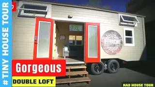 Tiny House Tour || Gorgeous double loft