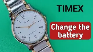 How to change the battery TIMEX watch | Caliber 2035