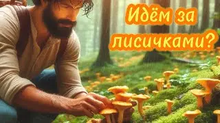Сбор лисичек в Дубовом лесу в июне 2024! Cantharellus Pallens! Лисичка Бледная!