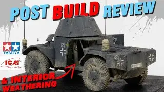 Post-build Review: ICM/Tamiya AMD-35 P.204(f) Armoured Scout Car 1/35 Scale (plus interior painting)