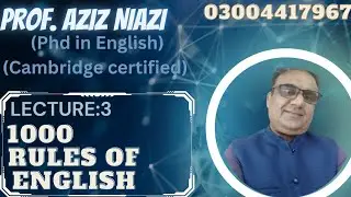 Very useful lectures of English for the students of CSS,PMS,PPSC,FPSC, Spoken English, Entry test.