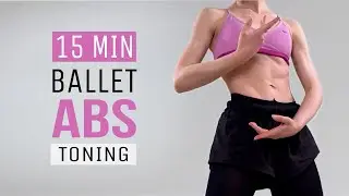 💗 15 Min Ballet Abs Workout: Tone Your Core for Better Posture (Express Pilates HIIT)