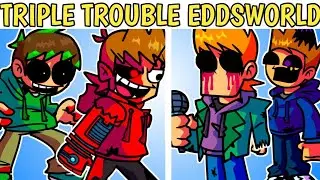 TRIPLE TROUBLE BUT EDDSWORLD'S CHARACTERS SING IT! || Edd, Tord, Tom & Matt sing Triple Trouble ||