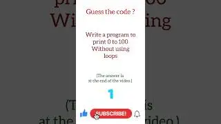 Tricky Java programming interview question 