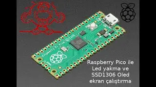 Raspberry Pico ile Led yakma ve SSD1306 SPI Oled ekran çalıştırma