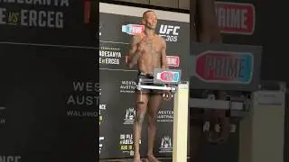✊🏿💪🏿 ISRAEL ADESANYA OFFICIAL WEIGH IN UFC 305