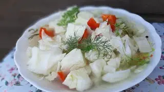 Вкусная маринованная капуста. Приготовить так просто