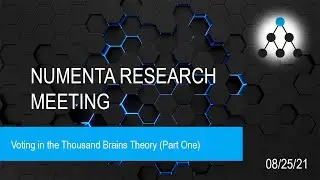Voting in the Thousand Brains Theory (Part One) - August 25, 2021