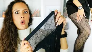 GUCCI TIGHTS! Review, try on and how to style them!