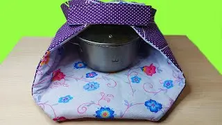 No need to heat the food! I sewed a 
