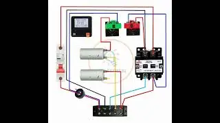 1 hp single phase motor starter connection