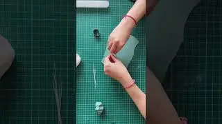 Мини МК☘️Декор Веточка Эвкалипта из мастики☘️Sprig of Eucalyptus from mastic