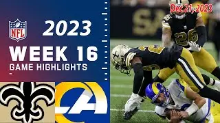 New Orleans Saints vs Los Angeles Rams Week 16 FULL GAME 12/21/2023 | NFL Highlights Today