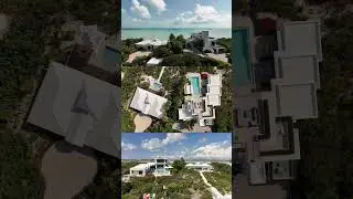 Cool from all angles 🏝️ #drone #videographer #villa #caribbean #luxury