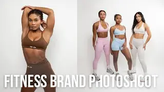 RAW Fitness Brand Photoshoot | Behind The Scenes + Group Lighting Setup