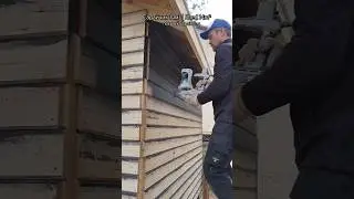 Сарайчик 14м². Покраска 