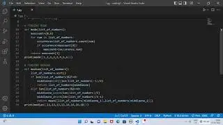 Mean Median Mode | Python Calculator | Programming Stars | 