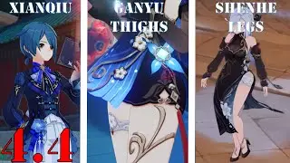 Ganyu and Shenhe got THICCer, Xianqiu stole Furina's Fit | Genshin Impact New Fits