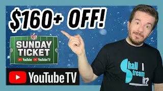 YouTube TV + NFL Sunday Ticket Black Friday Sale | Save $160+!