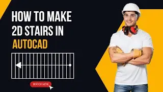 How to make 2D Stairs in AutoCAD | #autocad #autocadtipsandtricks