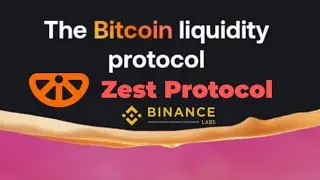 Zest Protocol Bitcoin ( Stacks Liquidity Protocol) Airdrop| Backed By Binance Labs #airdrop