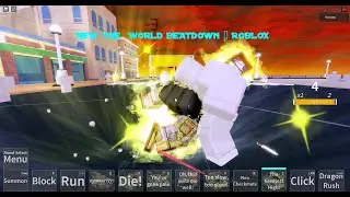 NEW THE WORLD BEATDOWN MOVE | N THE JOJO GAME