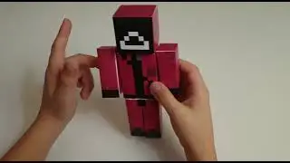 Амонг Ас 3D-игрушка из бумаги без клея и ножниц